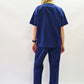 Medical Health Scrub Drawstring Blue Trousers Unisex Men/Women