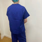 Medical Health Scrub Drawstring Blue Trousers Unisex Men/Women